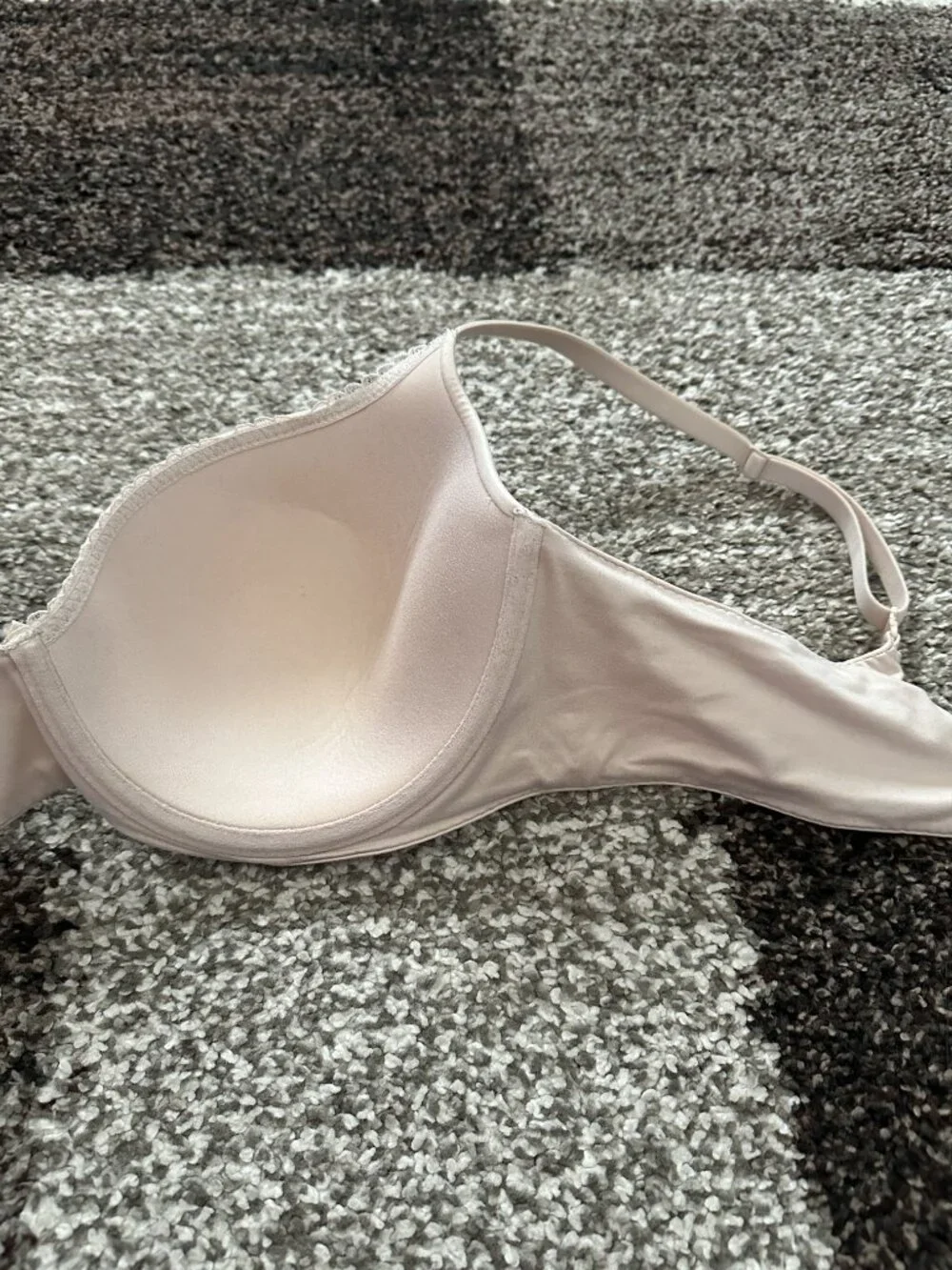 VICTORIA'S SECRET (38D) Nude Body By Victoria Lined Demi Bra Champagne Marzipan - Picture 9 of 13